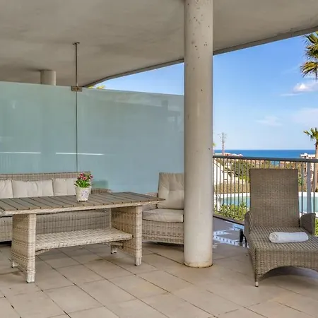 Sunny Terrace With Jacuzzi In El Higueron By Costarentals - Ref 26